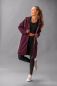 Preview: Longjacke - violett-rot Gr. XL